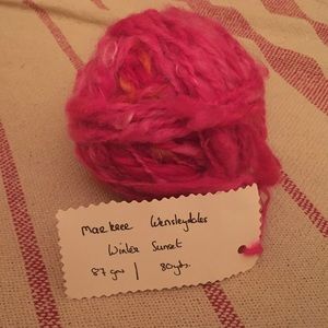 Hand Spun & Dyed Irish Wool from Markree Castle